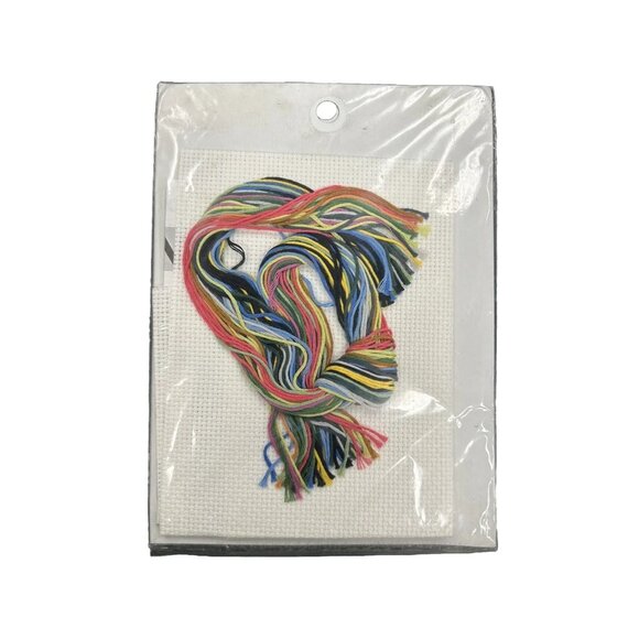 Dimensions Cross Stitch Kit "The Journey" 65017 Bike & Flowers Open Bag 7"x 5" - Picture 3 of 3